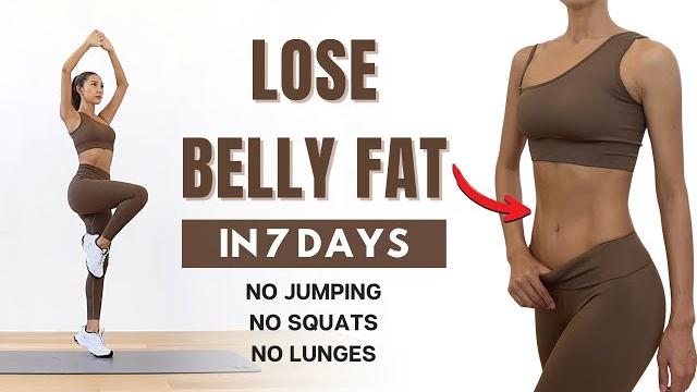 Lose belly fat in 7 days30 min standing abs workout - no squat, no lunge, no jumping Lose belly fat in 7 days30 min standing abs workout - no squat, no lunge, no jumping