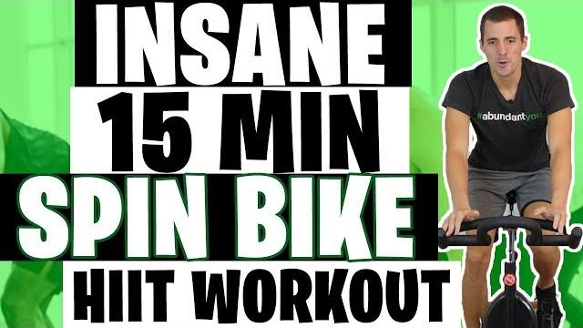 Hiit workout - insane 15 minute spin bike workout Hiit workout - insane 15 minute spin bike workout