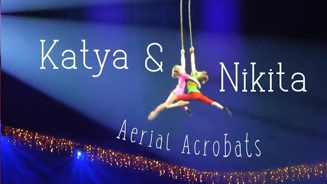 Katya and nikita - a touch of gold - aerial acrobats Katya and nikita - a touch of gold - aerial acrobats