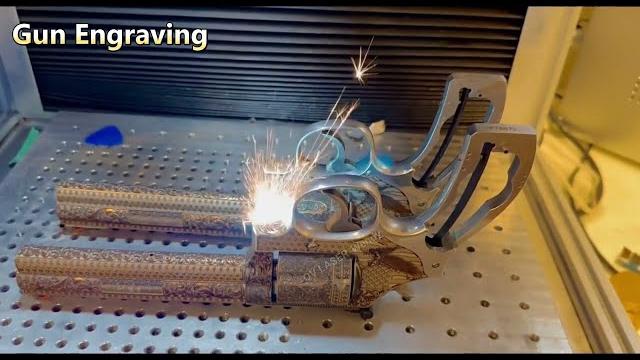 Guns engraved by jpt 100w m7 mopa fiber laser engraving machine glock firearm weapons knives customs Guns engraved by jpt 100w m7 mopa fiber laser engraving machine glock firearm weapons knives customs
