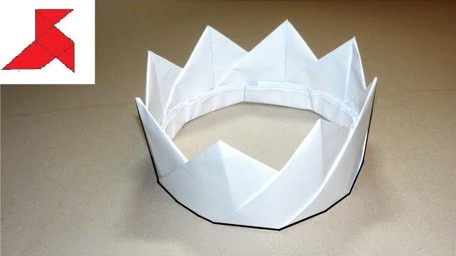 Diy - how to make crown from a4 paper Diy - how to make crown from a4 paper