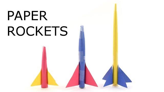 Paper rockets - stem activity Paper rockets - stem activity