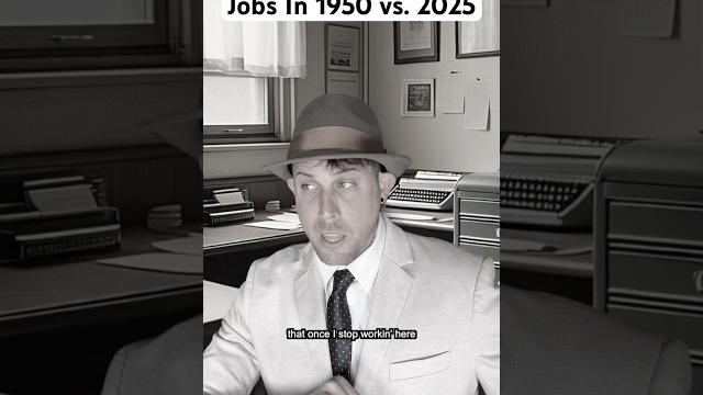 Jobs in 1950 vs. 2025 #shorts #comedy #2025 Jobs in 1950 vs. 2025 #shorts #comedy #2025
