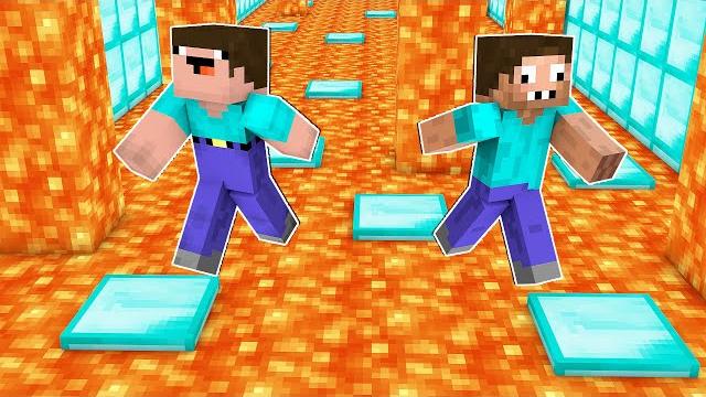Сложный паркур для нуба и про в майнкрафт ! нубик и троллинг ловушка в minecraft дак плей Сложный паркур для нуба и про в майнкрафт ! нубик и троллинг ловушка в minecraft дак плей