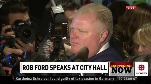 Toronto mayor rob ford says he gets enough pussy to eat at home Toronto mayor rob ford says he gets enough pussy to eat at home