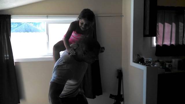 Playing with my baby girl Playing with my baby girl