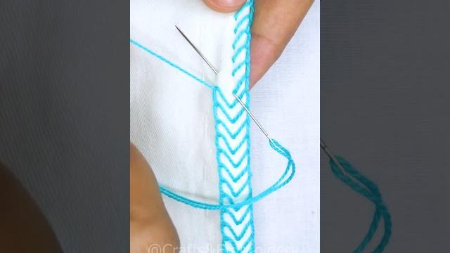 Exclusive border embroidery design! #shorts # #cute #trending #viral #art #embroidery #tutorial Exclusive border embroidery design! #shorts # #cute #trending #viral #art #embroidery #tutorial