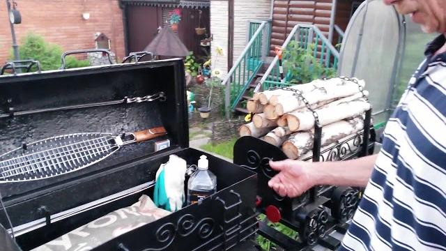 Мангал паровоз своими руками! Мангал паровоз своими руками!