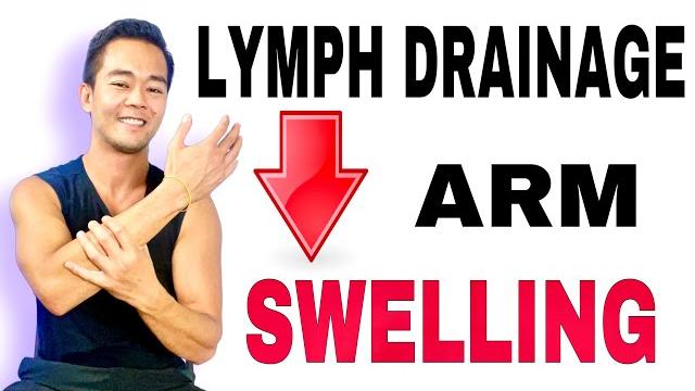 Lymphedema massage or drainage for swollen arm Lymphedema massage or drainage for swollen arm