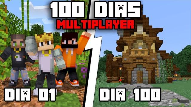Eu sobrevivi 100 dias em um mundo multiplayer no minecraft - o filme Eu sobrevivi 100 dias em um mundo multiplayer no minecraft - o filme